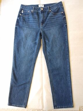 Seven7 Blue Jeans Straight Leg High Rise Classic Style Size 12